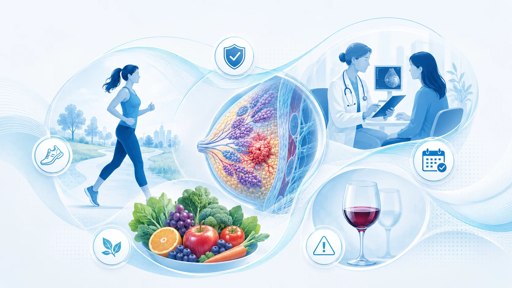 Composición de estilo de vida y factores de riesgo: actividad física, alimentación y controles médicos