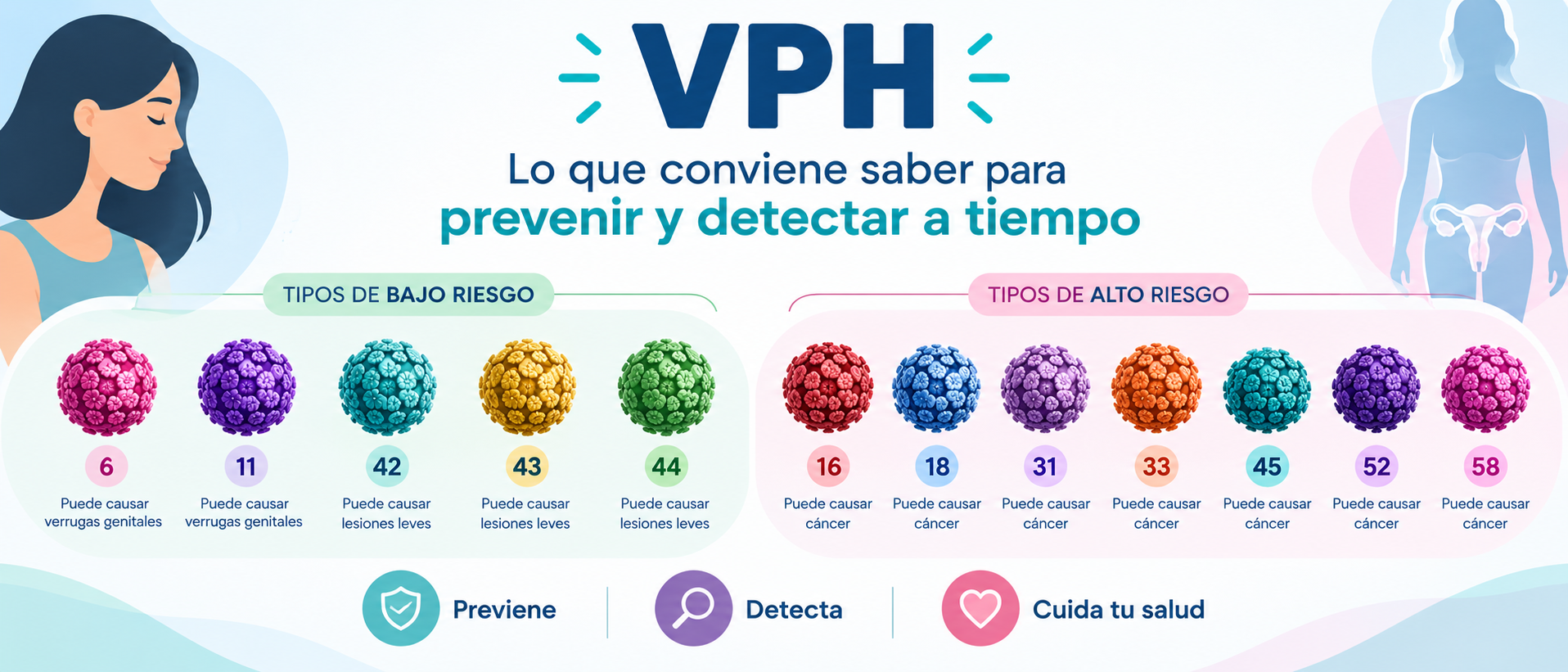 Tipos de VPH y su relación con el cáncer